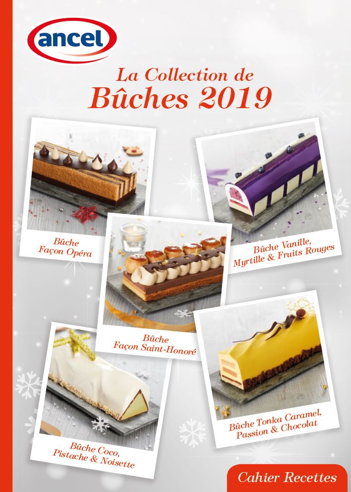 Collection de bûches de Noël 2019 ancel - Sébalcé - cresco - Condifa