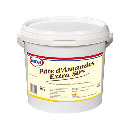 Pâte d'amandes extra 50% ancel - Condifa