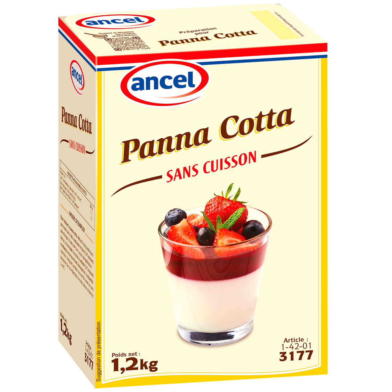 Panna Cotta sans cuisson ancel