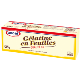 Gélatine en feuilles qualité or ancel - Condifa