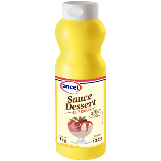 Sauce dessert fruits rouges ancel - Condifa