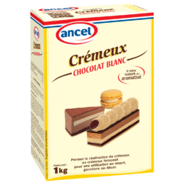 Crémeux chocolat blanc ancel