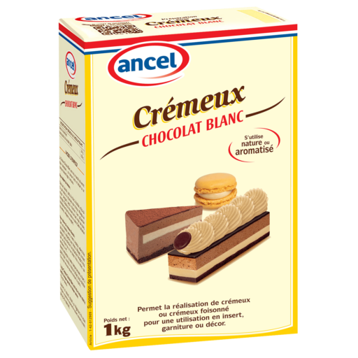 Crémeux chocolat blanc ancel