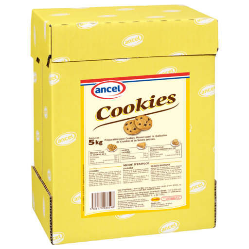 Preparation pour cookies ancel