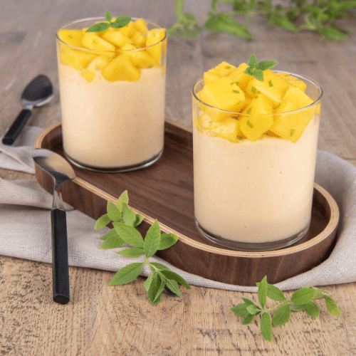 recette Mousse Mangue Verveine alsa professionnel