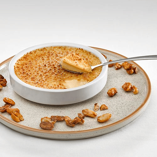 Crème brûlée à la Cacahuète Condifa