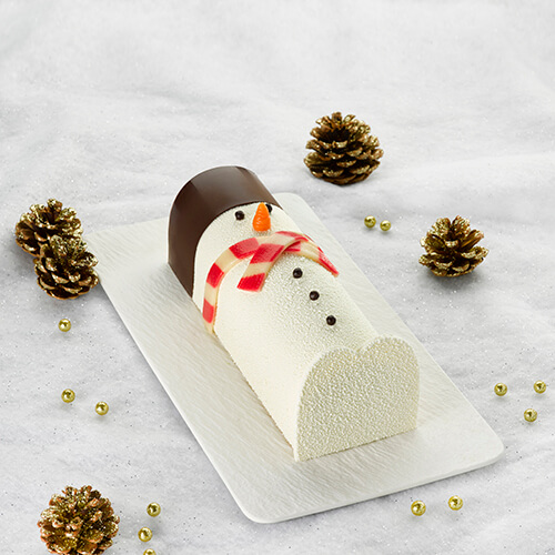 Bûche Bonhomme de neige ancel