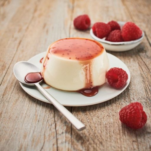 Panna Cotta à la framboise