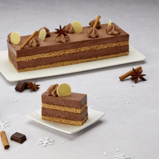 Entremets pain d'épice - chocolat