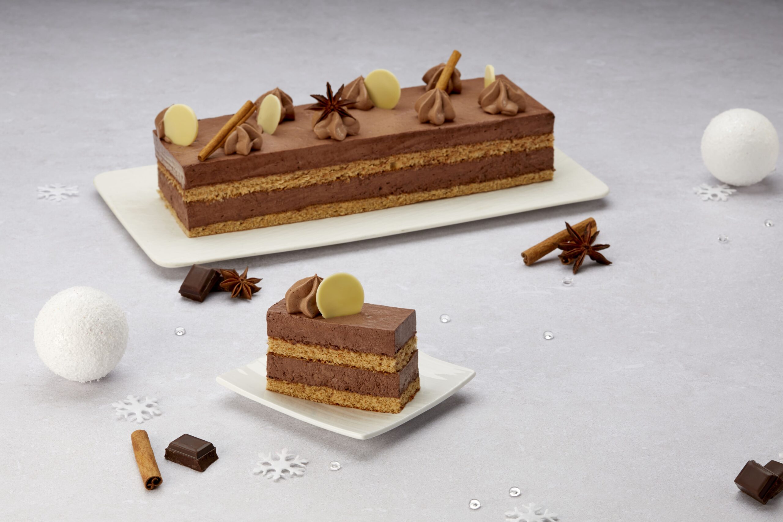 Entremets pain d'épice - chocolat