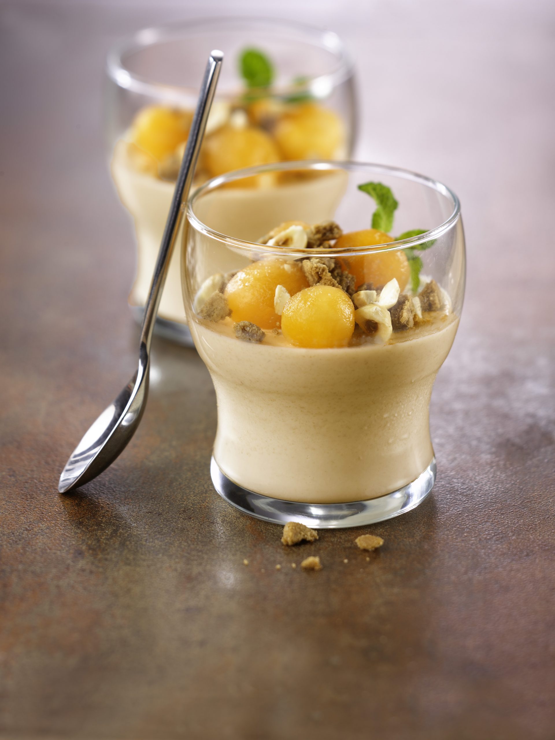 Verrine speculoos melon