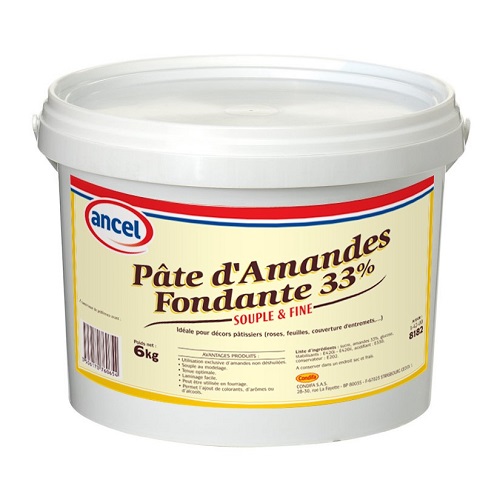 Pâte d'amandes fondante 33% - ancel - Condifa