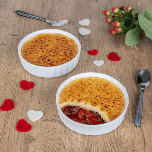 Crème brûlée Vanille et Fraise - alsa Professionnel