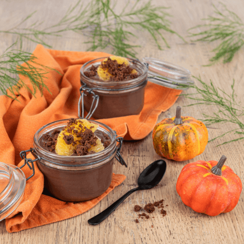 Verrines Choco Agrumes façon Halloween alsa Professionnel