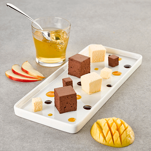 Duo de Mousses Choco Mangue (manger-main) Condifa