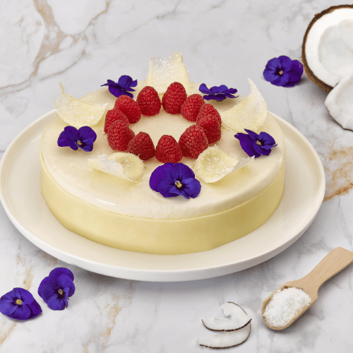 L’Envolée Fruitée Noix de Coco, Passion & Framboise recette fête des mères Condifa