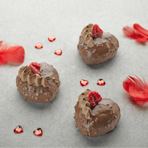 Cœur Craquant Saint-Valentin Condifa avec crémeux chocolat