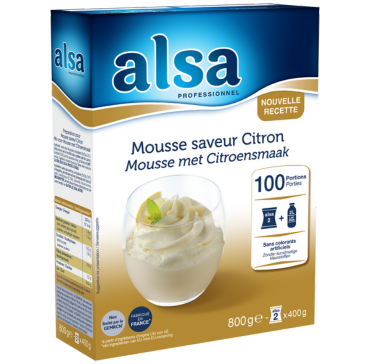 Mousse saveur Citron alsa Professionnel