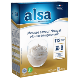 Mousse saveur Nougat - alsa Professionnel