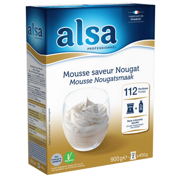 Mousse saveur Nougat - alsa Professionnel