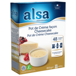 Pot de Crème façon Cheesecake - alsa Professionnel