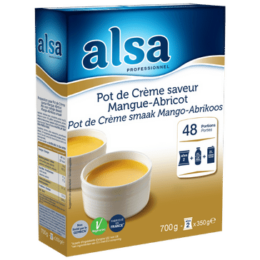 Pot de Crème saveur Mangue/Abricot - alsa Professionnel