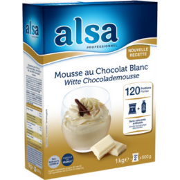 Mousse au Chocolat Blanc alsa Proifessionnel