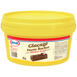 Glaçage façon Rocher Chocolat au lait - ancel - Condifa