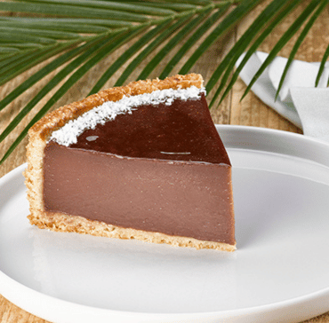 Flan Pâtissier au Chocolat et à la Noix de Coco