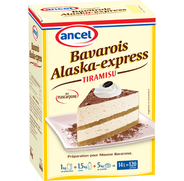 Bavarois alaska express tiramisu ancel - Condifa