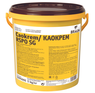 Caokrem pâte aromatique cacao amer Braun - Condifa