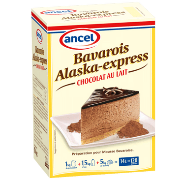 Bavarois alaska express chocolat au lait ancel - Condifa