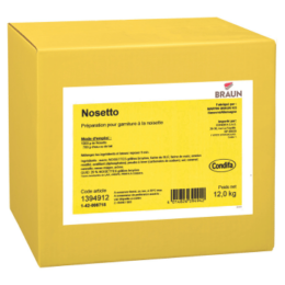 Nosetto préparation poudre fourrage noisette Braun - Condifa