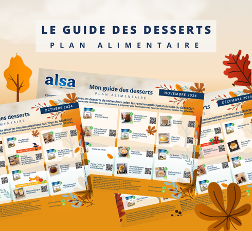Guide des desserts alsa Professionnel automne 2024