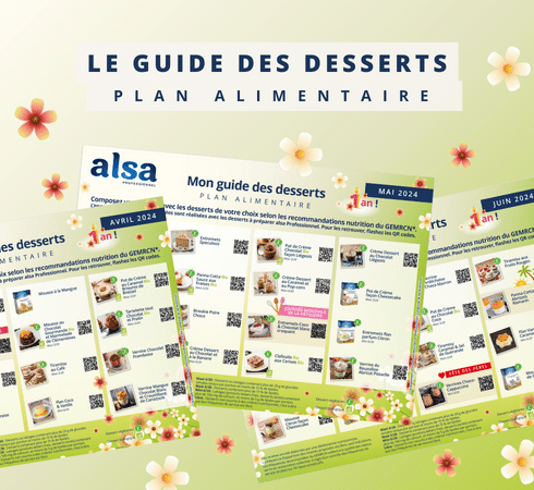 Guide des desserts Printemps 2024 alsa Professionnel Condifa