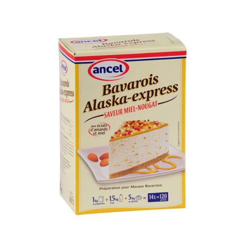 Bavarois alaska express saveur miel nougat ancel - Condifa