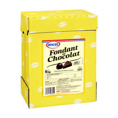 Fondant au chocolat ancel - Condifa