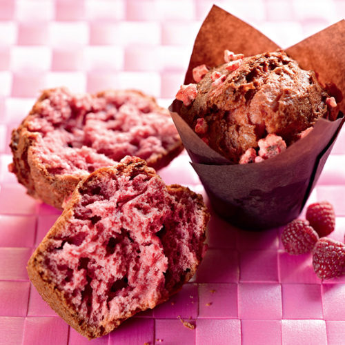 Recette de muffins framboise - Condifa