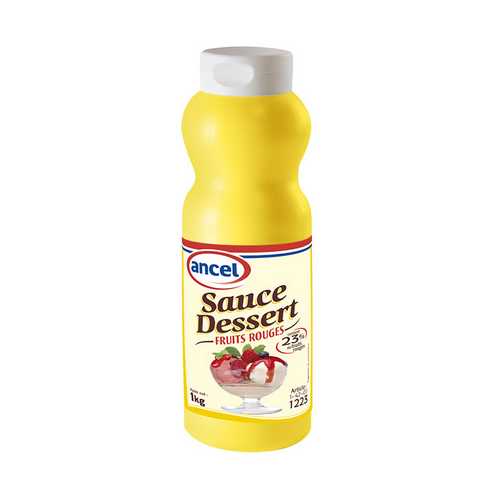 Sauce dessert fruits rouges ancel - Condifa